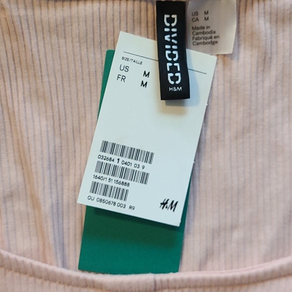 Pink H&M Crop Top ~NWT - Picture 2 of 4